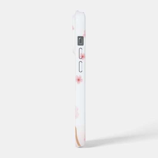 Elegante rosa Telefonwallet iPhone Hülle (Linke Seite)