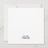 Elegante, rosa Tulpe Blume Beileid Karte (Rückseite)