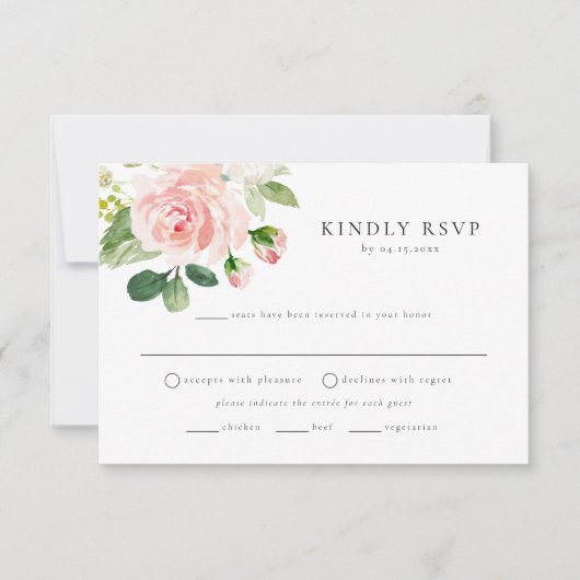 Elegante Rosa UAWG Wählen Sie eine andere Option Einladung (Vorderseite)