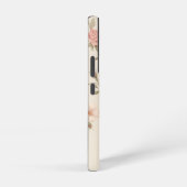 Elegante Rosa- und Blush-Rose mit Monogramm Samsung Galaxy Hülle (Rechte Seite)