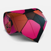 Elegante rosa und braune Krawatte (Gerollt)