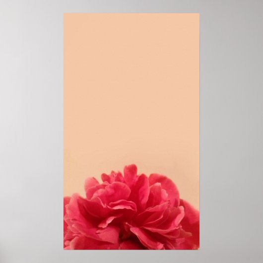 Elegante rosa und cremefarbene Kunst, Dichtung und Poster (Vorne)