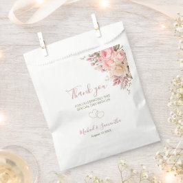 Elegante Rosa- und Elfenbeinhochzeit - Rose Geschenktütchen