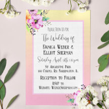 Elegante Rosa und Gelbe Petunias Blumenzehen