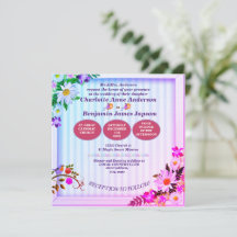 Elegante Rosa- und Grünblütenhochzeit