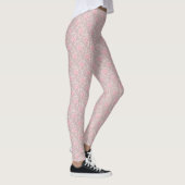 Elegante Rosa und Leaf überall in den Leggings (Rechts)