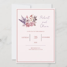 "Elegante rosa und Lila Blumenhochzeit"