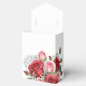 Elegante Rosa- und Rosenhochzeiten Geschenkschachtel (Geöffnet)