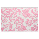Elegante Rosa- und Weißblütendamasken Stoff (Fat Quarter (45,7 x 55,9 cm))