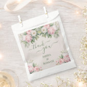 Elegante, rosa und weiße blumengeschmückte muslimi geschenktütchen (Ausgeschnitten)