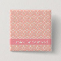 Elegante rosa und weiße Juniorbrautjungfer