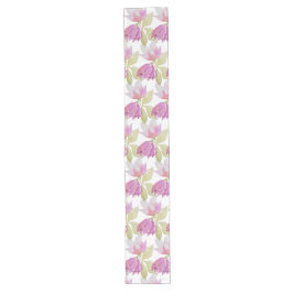 Elegante Rosa Violet Großer Tischläufer