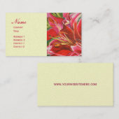 Elegante rosa visitenkarte (Vorne/Hinten)