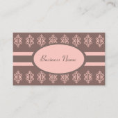 Elegante, rosa Visitenkarten Visitenkarte (Vorderseite)