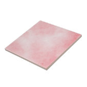 Elegante rosa Wasserfarbe | Weichblush-Ästhetik Fliese (Seite)