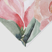 Elegante rosa Wasserfarben, florale Dekoupage Seidenpapier (Ausschnitt)