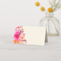 Elegante Rosa Watercolor Blumenhochzeit