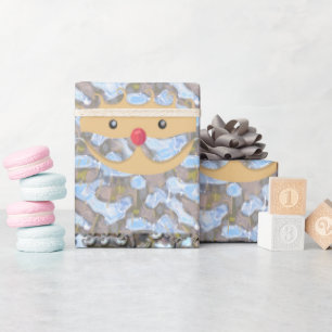 Elegante Rosa Weihnachten Geschenkpapier