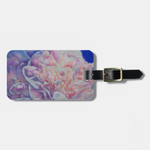 Elegante rosa weiße blaue pastellene Wasserfarben  Gepäckanhänger