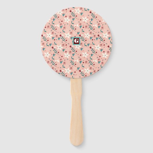 Elegante, rosa Zuhause Fächer (Rückseite)