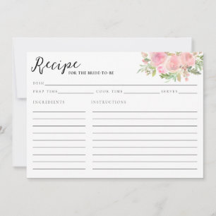 Elegante rosafarbene florale Wasserfarben-Hochzeit