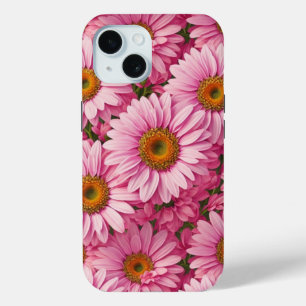 Elegante rosafarbene Rosa Blumen Rosa Gänse Case-Mate iPhone Hülle
