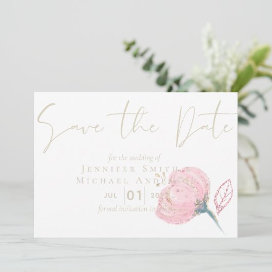 Elegante Rose (Stehend Vorderseite)