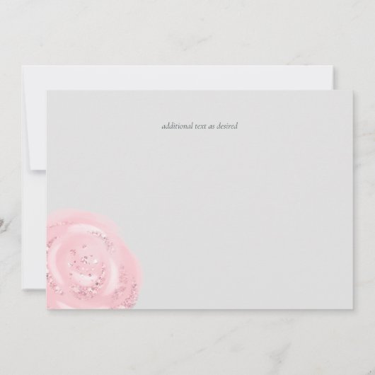 Elegante Rose (Rückseite)