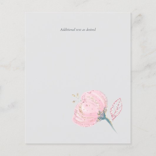 Elegante Rose (Rückseite)