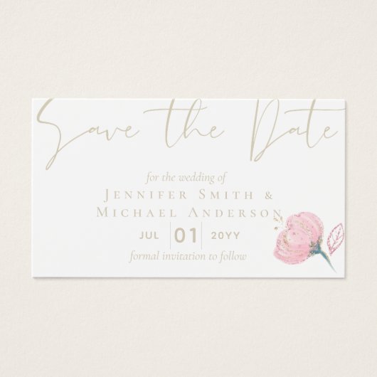 Elegante Rose (Vorderseite)