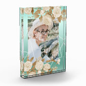 Elegante Rose Aqua Foto (Links)