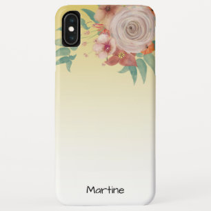 Elegante Rose auf Gelb Case-Mate iPhone Hülle