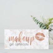 Elegante Rose aus Kupfer mit Goldlippen und Marmor (Stehend Vorderseite)