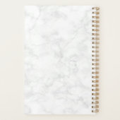 Elegante Rose aus Kupfer mit Goldlippen und Marmor Planer (Rückseite)