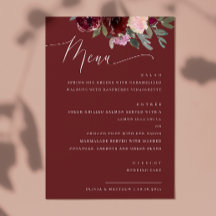 Elegante Rose aus rotem Mond. Hochzeit im Garten