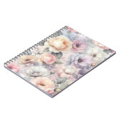Elegante Rose Blossoms SpiralNotebook Notizblock (Linke Seite)