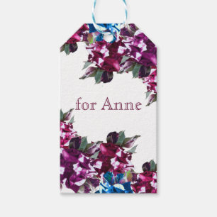 Elegante, Rose-Blume benutzerdefinierte Gift-Tags Geschenkanhänger