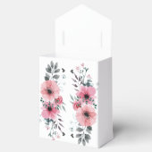 Elegante Rose Blume Custom Wedding Geschenkschachtel (Geöffnet)