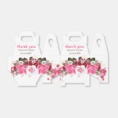 Elegante Rose Blume maßgeschneiderte Hochzeit Geschenkschachtel (Ungefaltet)