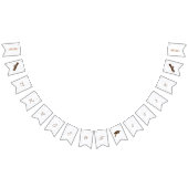 Elegante Rose Blume Personalisiert Abschluss Wimpelkette (Alle)