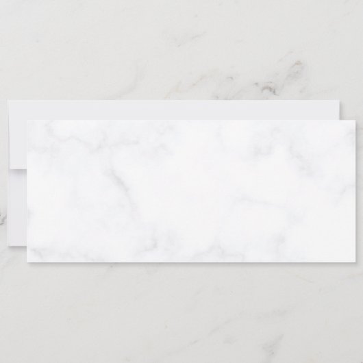 Elegante Rose Blume Personalisiert Hochzeit Einladung (Rückseite)