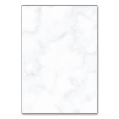 Elegante Rose Blume Personalisiert Hochzeit Tischnummer (Rückseite)