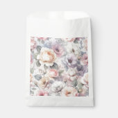 Elegante Rose Blüten Geschenktütchen (Vorderseite)