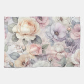 Elegante Rose Blüten Geschirrtuch (Horizontal)