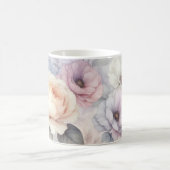 Elegante Rose Blüten Kaffeetasse (Mittel)