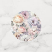 Elegante Rose Blüten Konfetti (Klein Vorderseite)