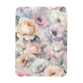 Elegante Rose Blüten Magnet