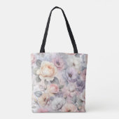 Elegante Rose Blüten Tasche (Rückseite)