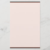 Elegante Rose Briefpapier (Rückseite)