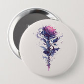 Elegante Rose Button (Vorne & Hinten)